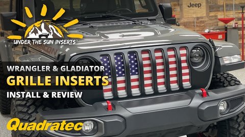Embedded thumbnail for Under The Sun Inserts Custom Jeep Grille Inserts Install &amp;amp; Review for Jeep Wrangler &amp;amp; Gladiator