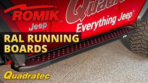 Embedded thumbnail for Romik RAL Running Boards for Jeep Wrangler JL