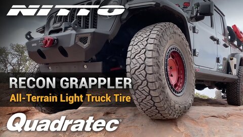 Embedded thumbnail for Nitto Recon Grappler A/T Tire Review | Off-Road Test in Moab, Utah!