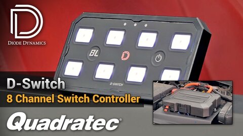 Embedded thumbnail for Diode Dynamics D-Switch 8 Channel Switch Controller w/ Backlight Control &amp;amp; App Customization