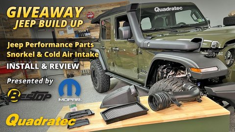 Embedded thumbnail for Mopar Snorkel &amp;amp; Cold Air Intake Install for Jeep Wrangler JL - Win This Jeep!