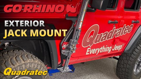 Embedded thumbnail for Go Rhino Exterior Jack Mount for 2007-2020 Jeep Wrangler and Gladiator