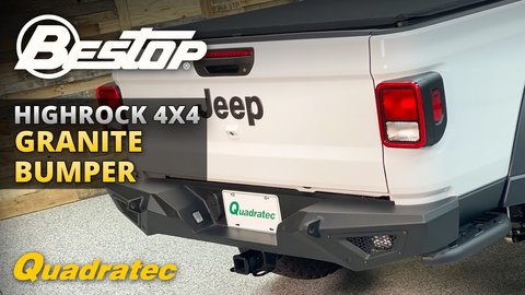 Embedded thumbnail for Bestop HighRock 4x4 Granite Series Rear Bumper for Gladiator JT &amp;amp; Wrangler JL