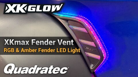 Embedded thumbnail for XKGlow XKmax RGB + Amber Fender Vent Lights – The Ultimate JL &amp;amp; JT Upgrade!