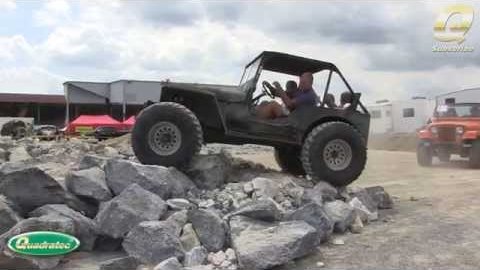 Embedded thumbnail for Jeep Willys with 35" tires on the rocks York PA