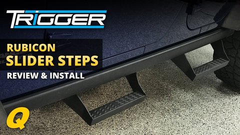Embedded thumbnail for Trigger Rubicon Slider Steps Install &amp;amp; Review for the 07-18 Jeep Wrangler JK
