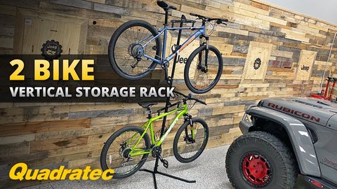 Embedded thumbnail for Quadratec 2 Bike Vertical Storage Rack Review &amp;amp; Assembly