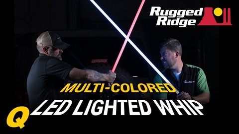 Embedded thumbnail for Rugged Ridge Multi-Colored LED Lighted Whip