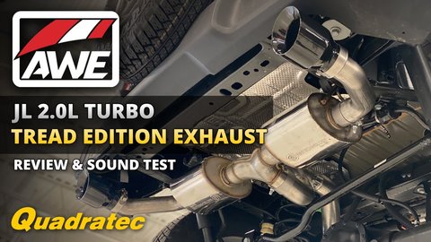 Embedded thumbnail for AWE Tread Edition Exhaust Review &amp;amp; Sound Test for Jeep Wrangler JL with 2.0L Turbo 4 cylinder