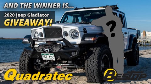 Embedded thumbnail for Jeep Gladiator Giveaway Winner Presentation from Quadratec and Bestop