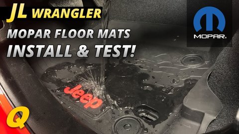Embedded thumbnail for Mopar Jeep Wrangler JL All Weather Foor Mat Install and Test