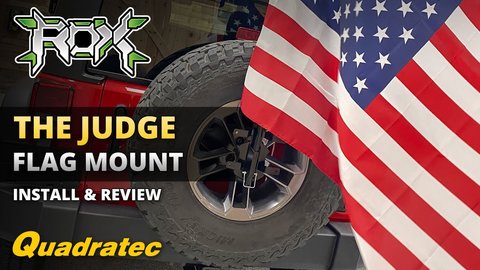 Embedded thumbnail for The Judge Flag Mounting Kit Install &amp;amp; Review from Rox Offroad for Jeep Wrangler