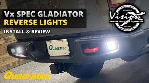 Embedded thumbnail for Vision X Reverse Light Kit Install &amp;amp; Review for 2020 &amp;amp; Newer Jeep Gladiator JT