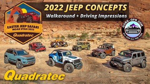 Embedded thumbnail for Jeep Concepts Walk Around &amp;amp; Drive with Gone-GPN - 2022 Easter Jeep Safari