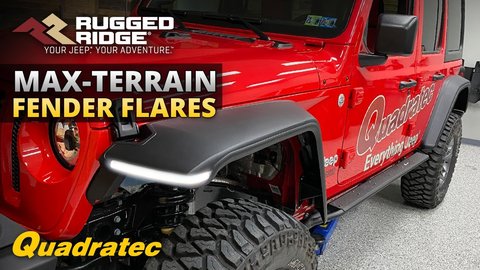 Embedded thumbnail for Rugged Ridge Max-Terrain Fender Flares Review for 2018+ Jeep Wrangler JL