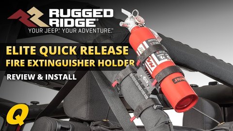 Embedded thumbnail for Rugged Ridge Elite Fire Extinguisher Holder Install &amp;amp; Review for Jeep Wrangler &amp;amp; Jeep Gladiator