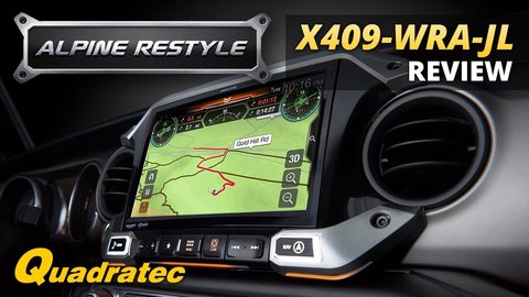 Embedded thumbnail for Alpine X409-WRA-JL 9-inch Weather-Resistant Navigation System for Jeep Wrangler JL & Gladiator JT