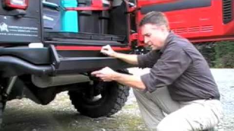 Embedded thumbnail for AEV JK Rear Bumper Tire Carrier Install Pt 1