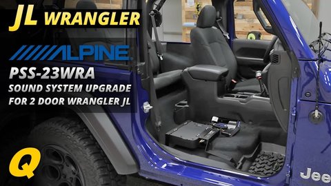 Embedded thumbnail for Alpine PSS-23WRA 2 Door Wrangler JL Sound System Upgrade Review