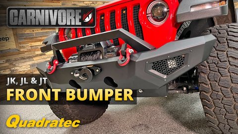 Embedded thumbnail for Carnivore Front Bumper for Jeep Wrangler JK, JL &amp;amp; Gladiator JT