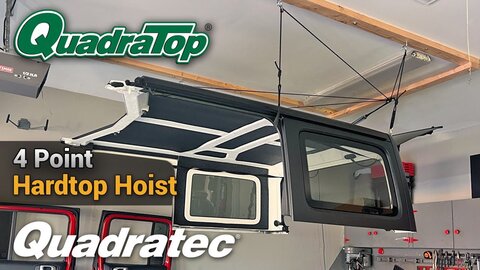 Embedded thumbnail for QuadraTop 4 Point Hardtop Hoist Review &amp;amp; Install for Jeep Wrangler