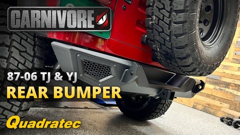 Embedded thumbnail for Carnivore Rear Bumper for 87-06 Jeep Wrangler YJ &amp;amp; TJ