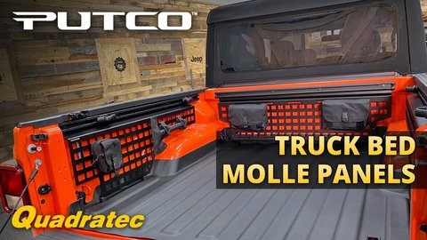 Embedded thumbnail for Putco Truck Bed MOLLE Panels for Jeep Gladiator JT