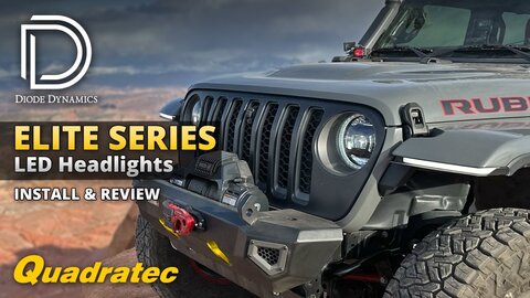 Embedded thumbnail for Diode Dynamics Elite Headlights Install &amp;amp; Review for Jeep Wrangler JL &amp;amp; Gladiator JT
