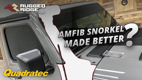 Embedded thumbnail for How to Make the Rugged Ridge AmFib Snorkel for Jeep Wrangler &amp;amp; Gladiator Even Better!