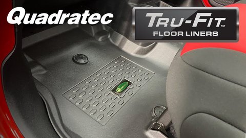 Embedded thumbnail for Quadratec Tru-Fit All-Season Floor Liners for Jeep Wrangler &amp;amp; Jeep Gladiator