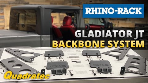 Embedded thumbnail for Rhino-Rack Jeep Gladiator JT Backbone System Step-by-Step Install &amp;amp; Review