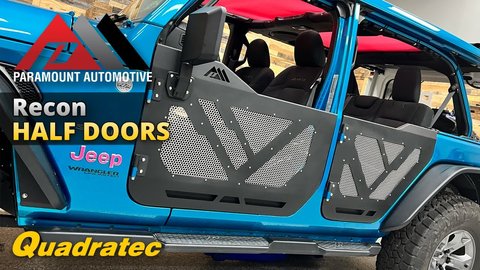 Embedded thumbnail for Paramount Automotive Recon Half Doors for Jeep Wrangler &amp;amp; Gladiator