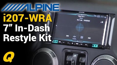 Embedded thumbnail for Alpine i207-WRA 7&amp;quot; In-Dash Digital Receiver for Jeep Wrangler JK
