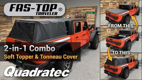 Embedded thumbnail for Can One Truck Bed Cover Do It All? The Fas-Top Traveler for Jeep Gladiator!