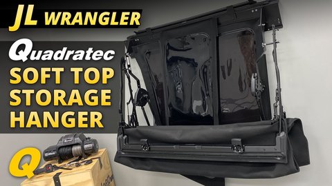 Embedded thumbnail for Quadratec Soft Top Storage Hanger for Jeep Wrangler JL