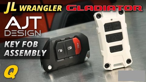 Embedded thumbnail for AJT Key FOB Assembly for Jeep Wrangler JL and Jeep Gladiator JT