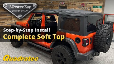 Embedded thumbnail for Complete Step-by-Step Guide How To Install a MasterTop Complete SoftTop for Jeep Wrangler JL