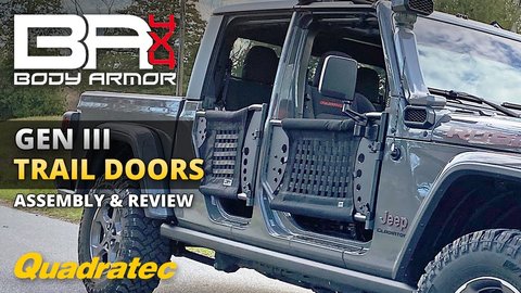Embedded thumbnail for Body Armor 4x4 Gen III Trail Doors Assembly, Install &amp;amp; Review for Jeep Wrangler and Jeep Gladiator