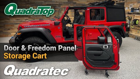 Embedded thumbnail for Is this the Best Way to Store Jeep Doors? The QuadraTop Door &amp;amp; Freedom Panel Storage Cart