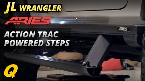 Embedded thumbnail for Aries ActionTrac Powered Running Boards for Jeep Wrangler JK &amp;amp; JL