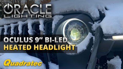 Embedded thumbnail for Oracle Oculus 9&amp;quot; Heated Headlights for Jeep Wrangler JL &amp;amp; Gladiator JT