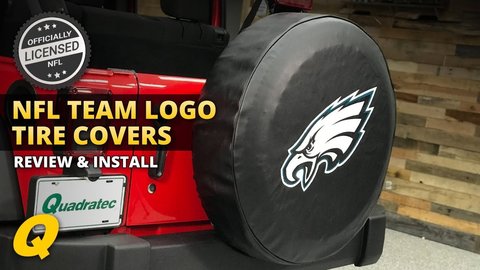 Embedded thumbnail for NFL Team Logo Spare Tire Covers for Jeep Wrangler