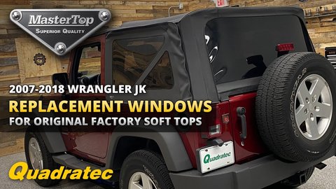 Embedded thumbnail for Mastertop Replacement Windows for 2007-2018 Jeep Wrangler JK Original Factory Soft Tops
