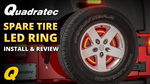 Embedded thumbnail for Quadratec Spare Tire LED Brake Light Ring
