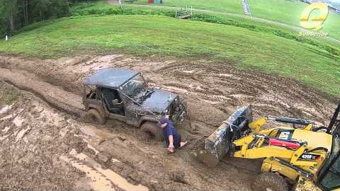 Embedded thumbnail for Jeep Wrangler YJ Stuck In The Mud And Recovery 