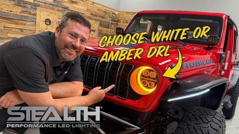 Embedded thumbnail for These LED Headlights Give Your Jeep TWO Different Looks | Stealth LED Headlights