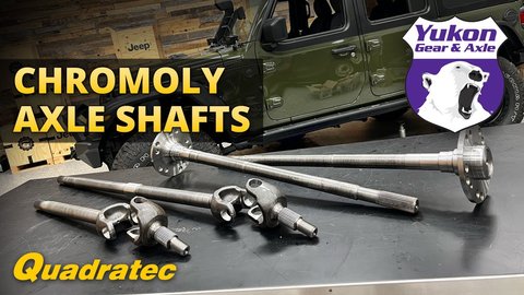 Embedded thumbnail for Yukon Gear &amp;amp; Axle Chromoly Axle Shafts for Jeep Wrangler &amp;amp; Gladiator
