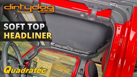 Embedded thumbnail for DirtyDog 4x4 Soft Top Headliner for Jeep Wrangler JL &amp;amp; Gladiator JT