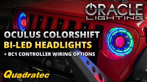 Embedded thumbnail for How to Wire the Oracle Oculus Colorshift Headlights with a BC1 RGB Controller