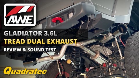 Embedded thumbnail for AWE Tread Edition Dual Exhaust Review &amp;amp; Sound Test for Jeep Gladiator JT 3.6L V6